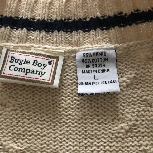 Bugle Boy Vintage Sweater Vest - Picture 5 of 6